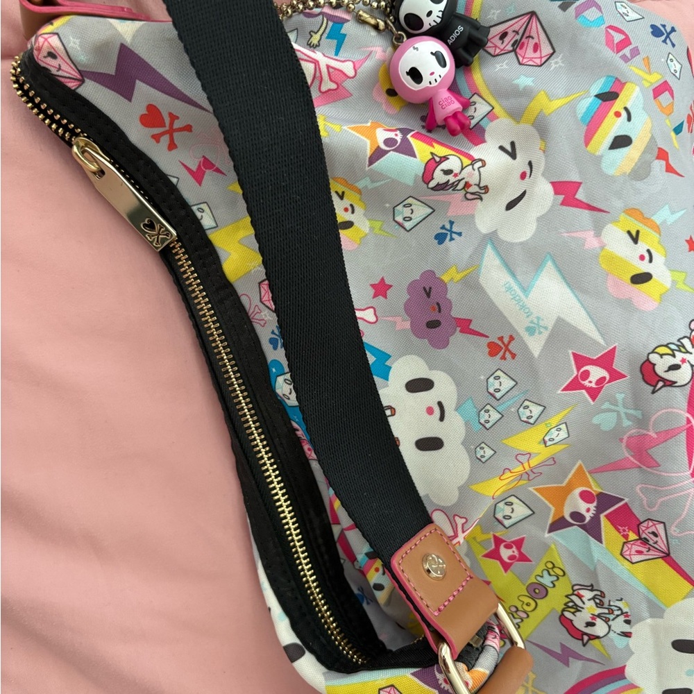 Pastel Rainbow Character Shoulder Bag - Picture 2 of 3